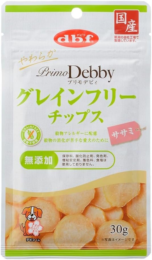 デビフ プリモデビィ グレインフリーチップス ササミ 30g