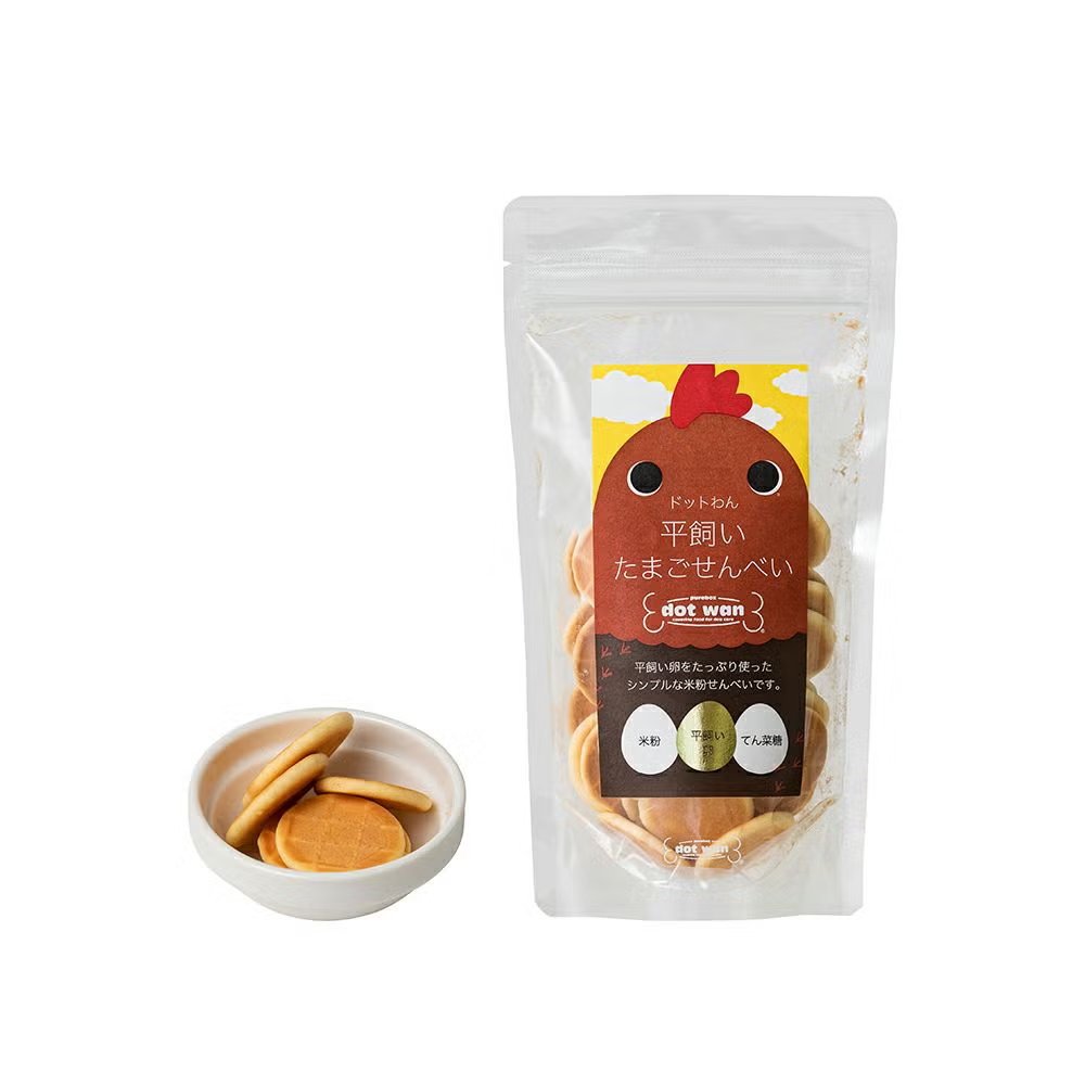 ドットわん 平飼いたまごせんべい 60g