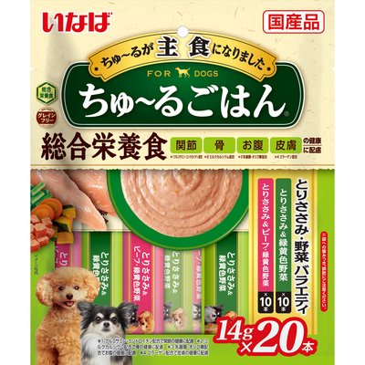 ちゅ〜るごはん とりささみ・野菜バラエティ 14g×20本