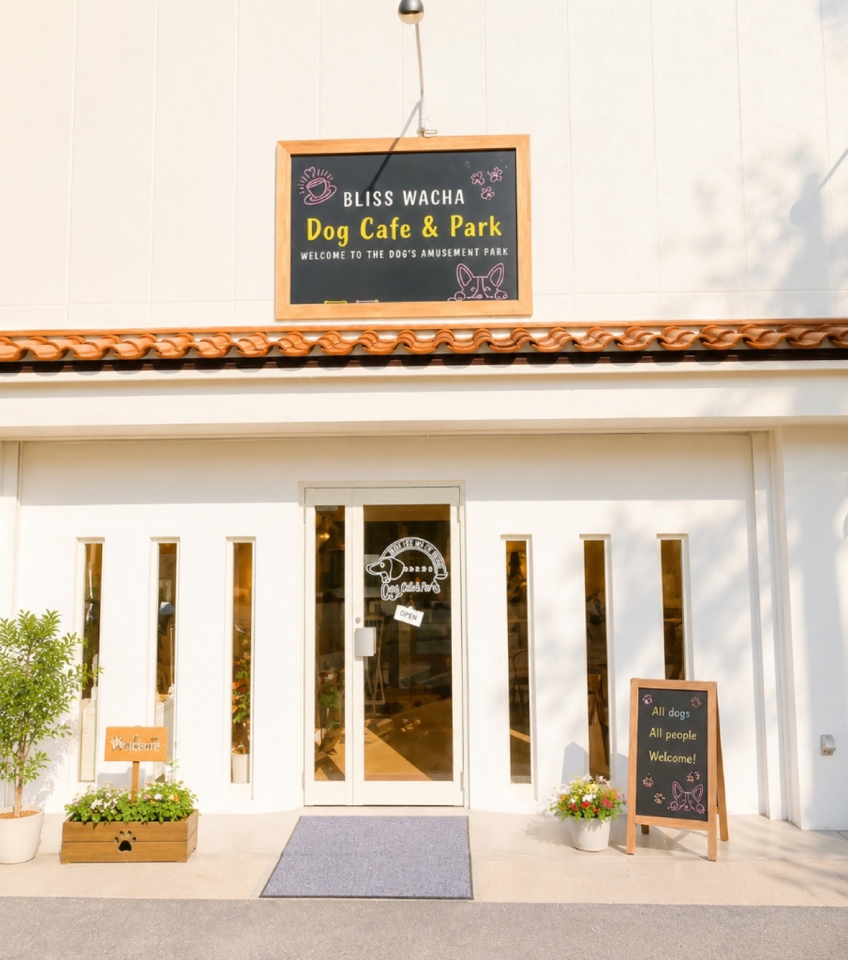Dog Cafe & Park Bliss Wacha 店舗外観