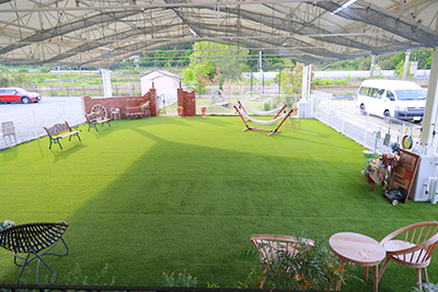 glee green garden 屋根付きドッグラン